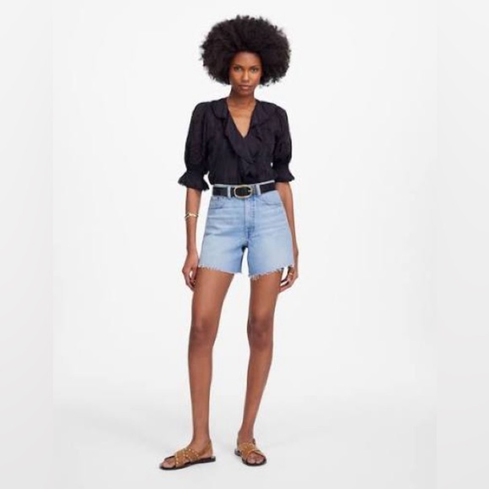 Madewell Light Blue Jean Shorts